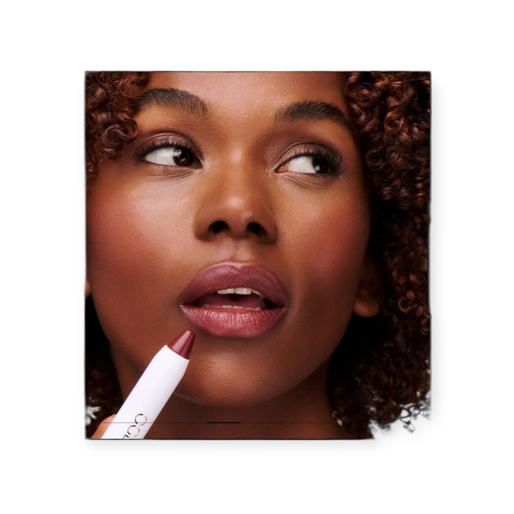 new OGEE ᨎ Tinted Sculpted Lip Oil ᨎ Viola ᨎ Blackberry Brown Semi Sheer ᨎ Box